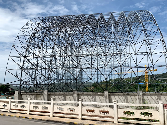 资阳山寨矿储煤棚网架