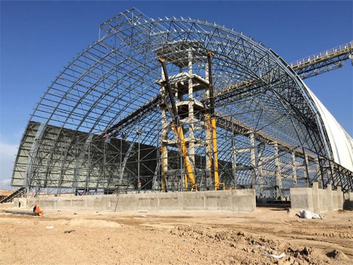 资阳煤机油桶翘工程网架